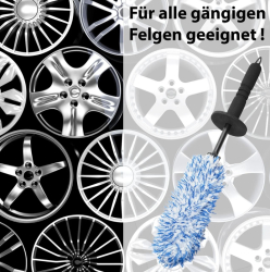 CARMODO Premium Wheel brush - Mikrovláknový kartáč na kola