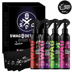 SWAG Full Scent Box - sada vůní do interiéru v dárkové krabičce (4 x 150ml) + 4 visačky