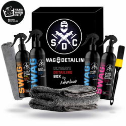 SWAG Ultimate Detailing Box Wash'n'Go - Sada autokosmetiky pro údržbu auta na vapce